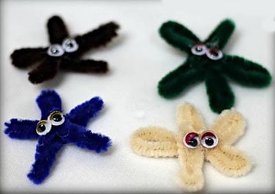 Поделки для детей из пушистой проволоки