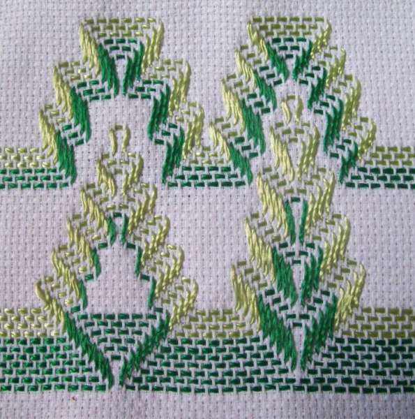 Шведская вышивка или плетение. Удивительные орнаменты простыми стежками