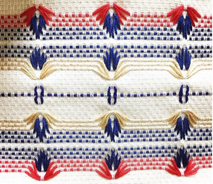 Шведская вышивка или плетение. Удивительные орнаменты простыми стежками