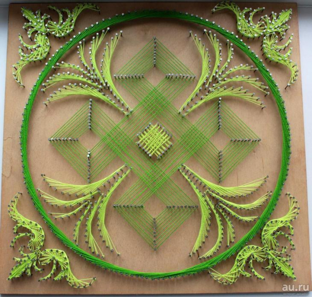 Стринг-арт: мастер-классы для начинающих, эскизы и схемы