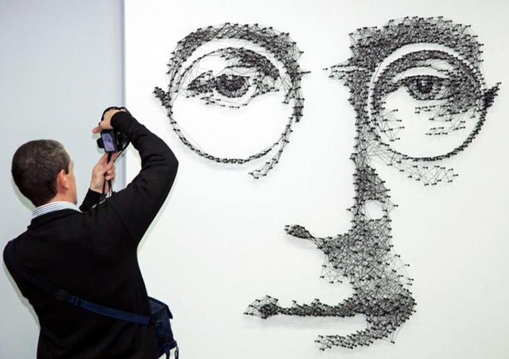 Стринг-арт: мастер-классы для начинающих, эскизы и схемы