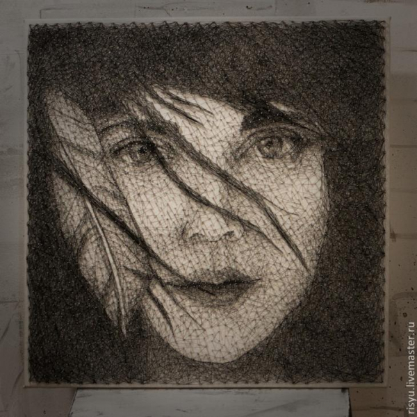 Стринг-арт: мастер-классы для начинающих, эскизы и схемы