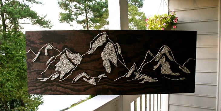 Стринг-арт: мастер-классы для начинающих, эскизы и схемы