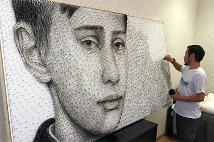 Стринг-арт: мастер-классы для начинающих, эскизы и схемы