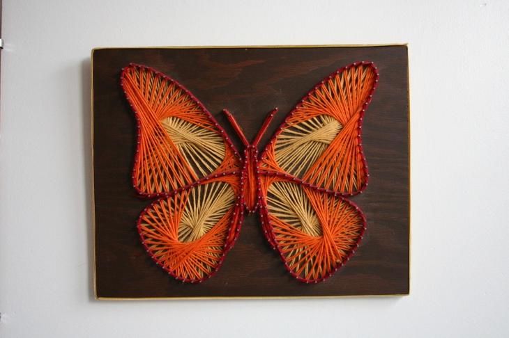 Стринг-арт: мастер-классы для начинающих, эскизы и схемы