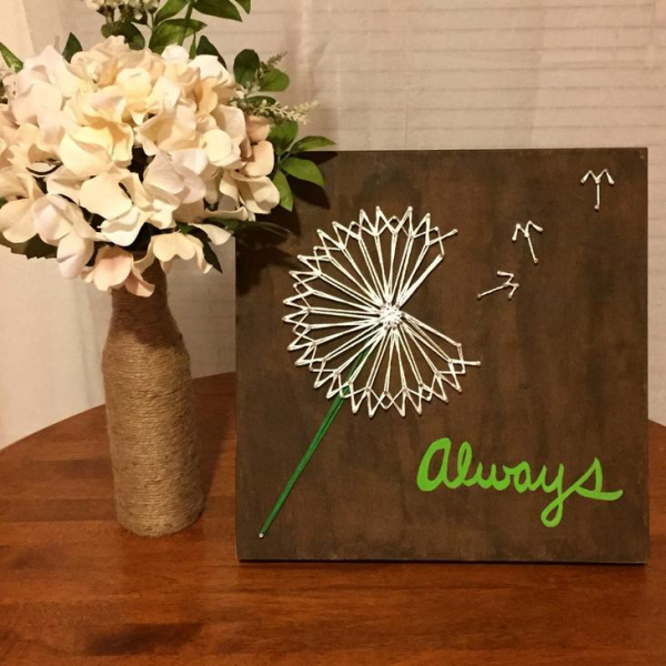 Стринг-арт: мастер-классы для начинающих, эскизы и схемы