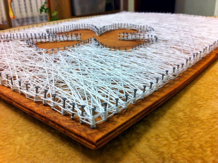 Стринг-арт: мастер-классы для начинающих, эскизы и схемы