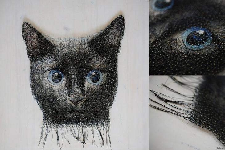 Стринг-арт: мастер-классы для начинающих, эскизы и схемы