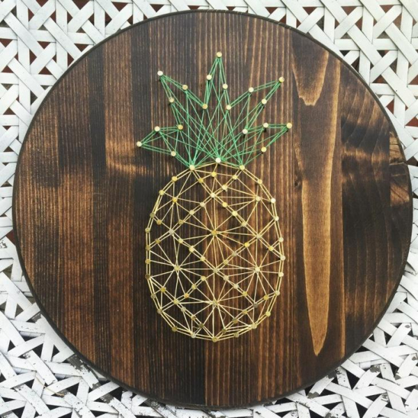 Стринг-арт: мастер-классы для начинающих, эскизы и схемы