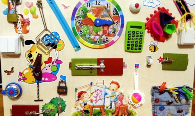 Бизиборд своими руками - пошаговая инструкция по созданию