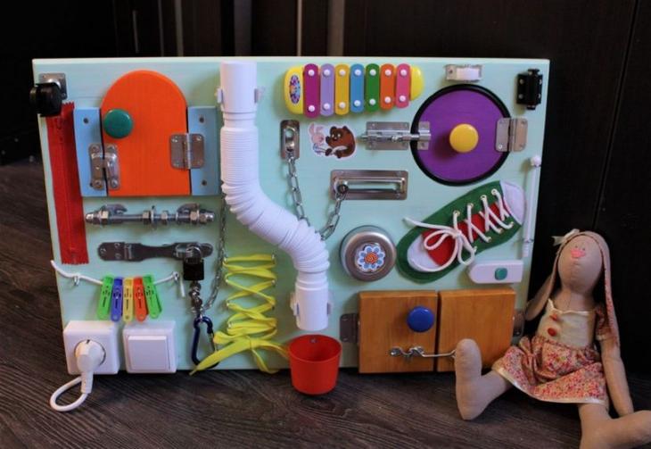 Бизиборд своими руками - пошаговая инструкция по созданию