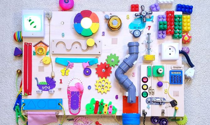 Бизиборд своими руками - пошаговая инструкция по созданию