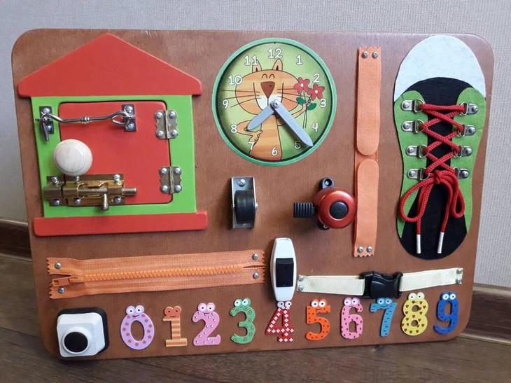 Бизиборд своими руками - пошаговая инструкция по созданию