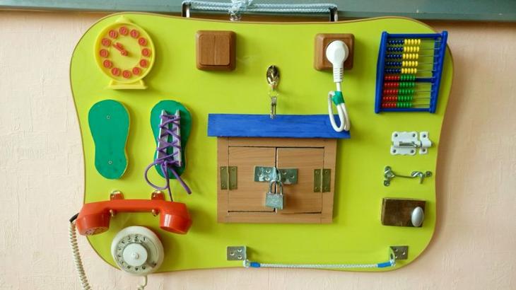 Бизиборд своими руками - пошаговая инструкция по созданию