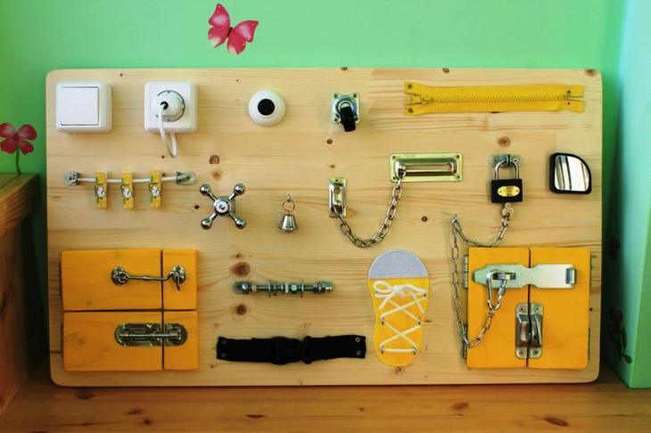 Бизиборд своими руками - пошаговая инструкция по созданию