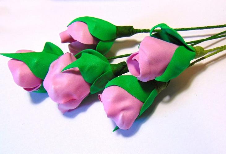 Букет из фоамирана