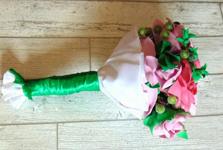 Букет из фоамирана