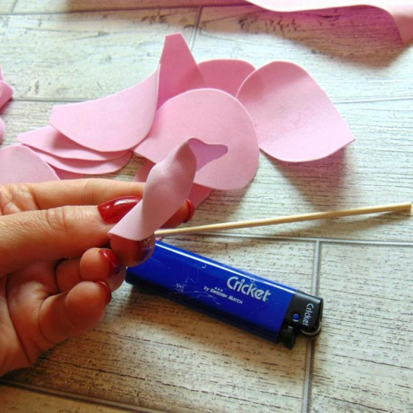 Букет из фоамирана