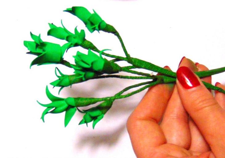 Букет из фоамирана