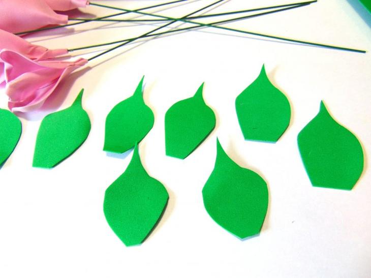 Букет из фоамирана