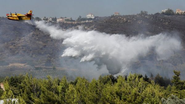 Рекордная жара в Европе: лесные пожары, высохшие озера и люди в фонтанах. Фотографии горящего континента