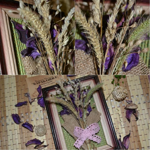 Картины из природных материалов своими руками