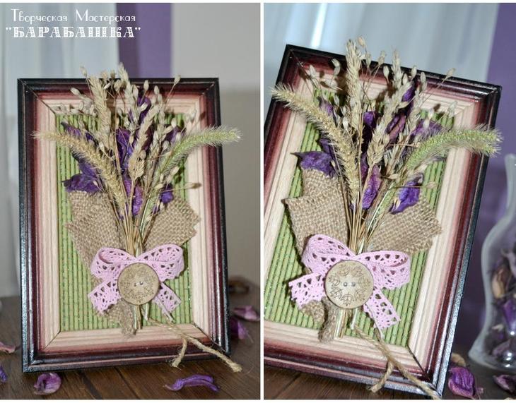 Картины из природных материалов своими руками