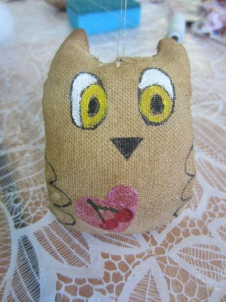 Кофейная игрушка в винтажном стиле