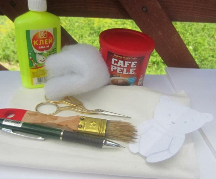 Кофейная игрушка в винтажном стиле