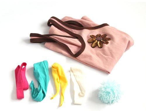 Коврик из старых футболок