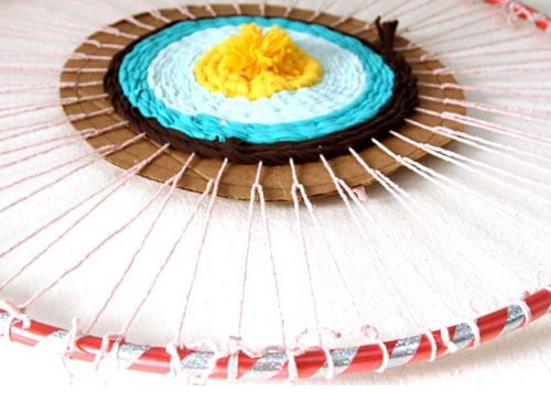 Коврик из старых футболок