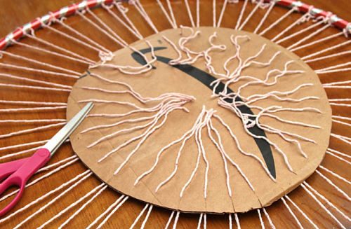 Коврик из старых футболок