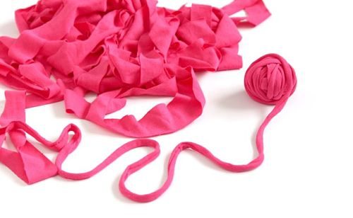 Коврик из старых футболок