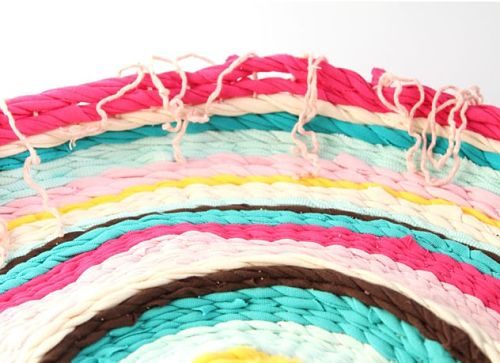 Коврик из старых футболок