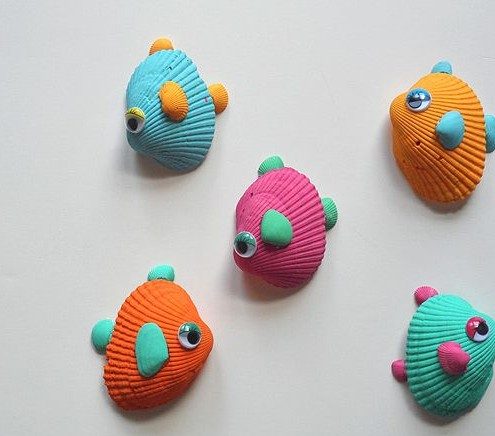 Поделки из ракушек