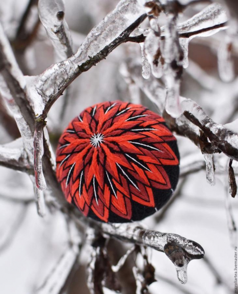 Техника вышивания темари