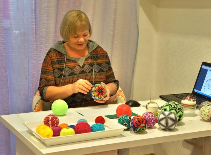 Техника вышивания темари