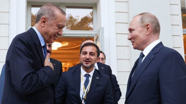 Эрдоган прилетел к Путину в Сочи. Говорили о зерне, газе и не только