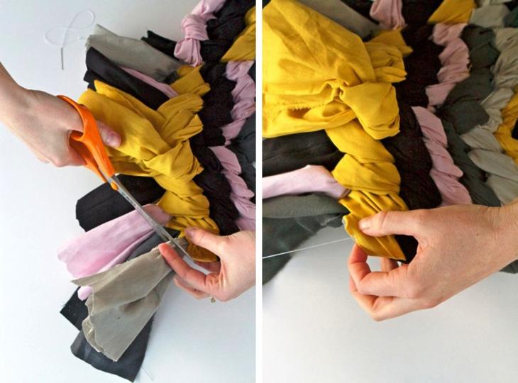 12 идей как сделать коврики из старых вещей своими руками