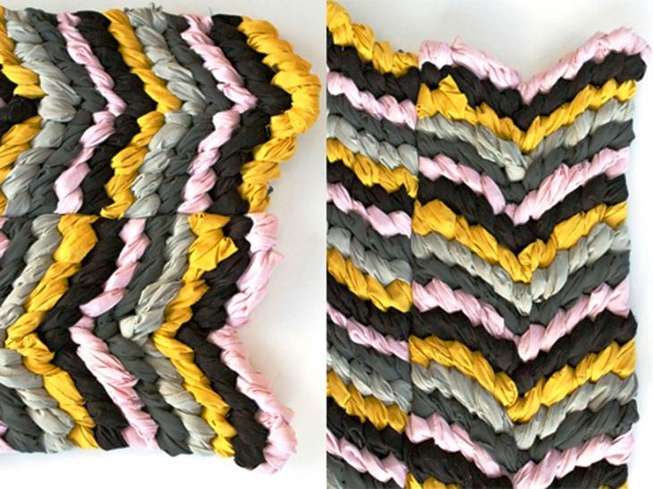 12 идей как сделать коврики из старых вещей своими руками