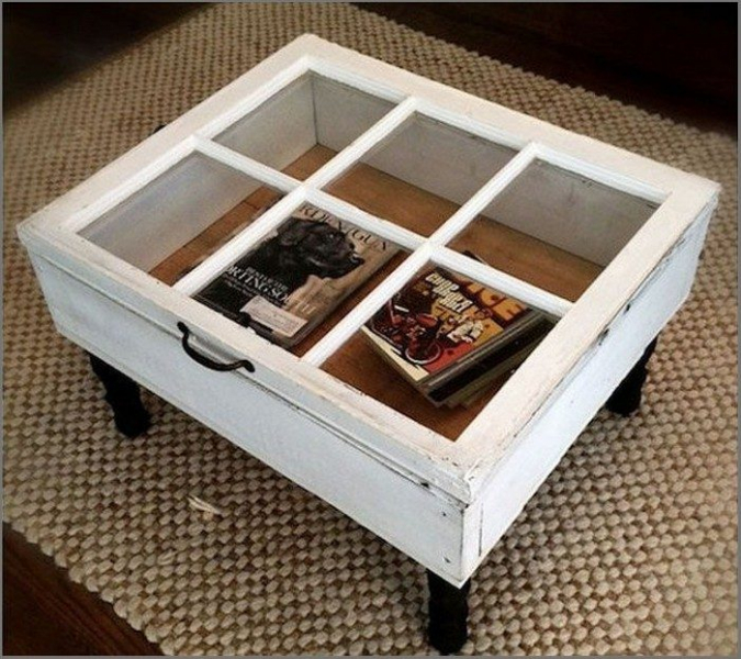 Идеи превращения старого окна в произведение искусства