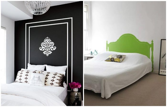 Интересные идеи стильного оформления изголовья кровати