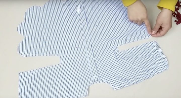 Модное детское платье из старой рубашки