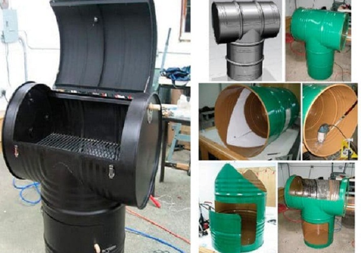 Необычное применение металлических бочек на даче: идеи, фото, краткое описание