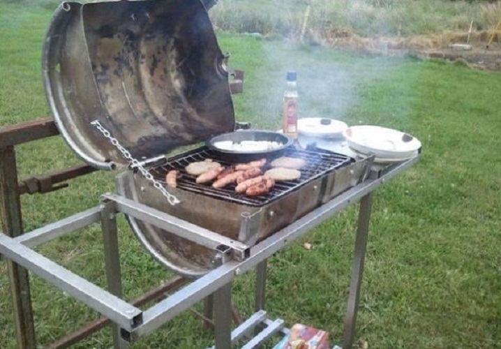 Необычное применение металлических бочек на даче: идеи, фото, краткое описание