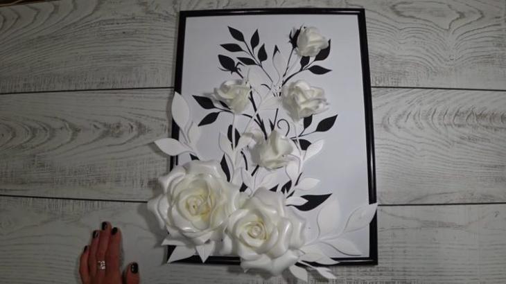 Объёмная картина из простых материалов