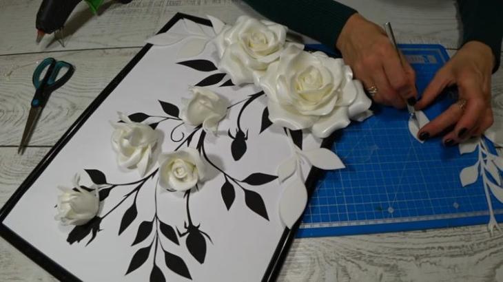 Объёмная картина из простых материалов