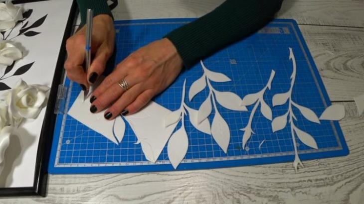 Объёмная картина из простых материалов