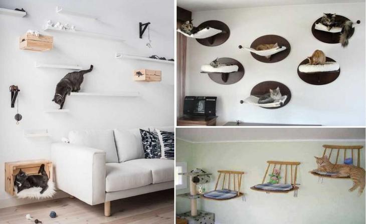 Оригинальные домики для кошки своими руками - выбор конструкции, идеи