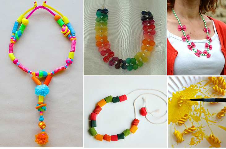 Оригинальные поделки из макарон: мастер-класс для детей